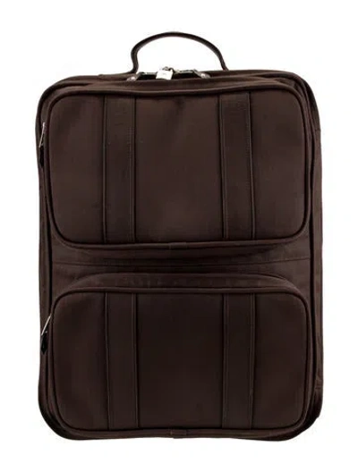 Pre-owned Hermes Acapulco Trolley In Brown