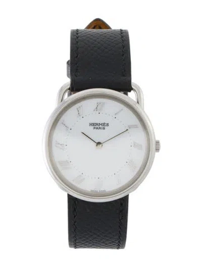 Pre-owned Hermes Acreau Watch In Multi