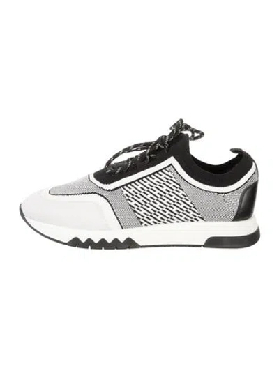 Pre-owned Hermes Addict Athletic Sneakers In Multi