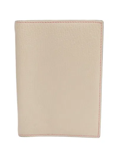 Pre-owned Hermes Agenda Leather Notebook Cover In Gray