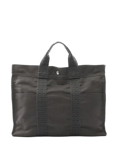 Pre-owned Hermes Air Line Mm Handbag In Gray