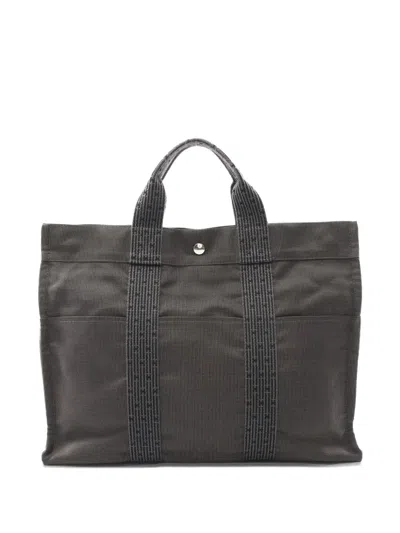 Pre-owned Hermes Air Line Mm Tote Bag In Gray