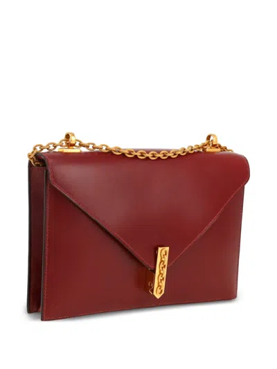 Pre-owned Hermes Alcazar Shoulder Bag In Red