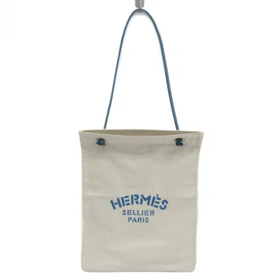 Hermes Hermès Aline Beige Cotton Shopper Bag ()