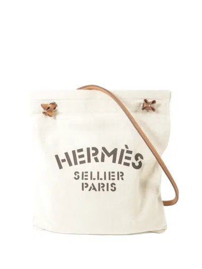 Pre-owned Hermes Aline Pm Tote Bag In Neutral