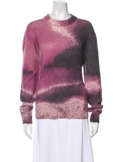 Pre-owned Hermes Alpaca Printed Top In Multi