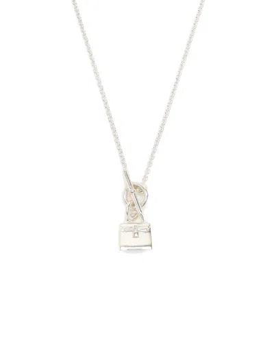 Hermes Hermès Amulets Birkin Silver Necklace