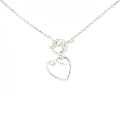 Pre-owned Hermes Amulette Necklace Jewelry () In Silver