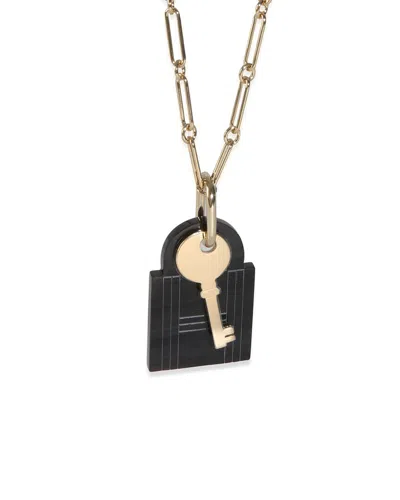 Pre-owned Hermes Hermès Amulette Padlock Pendant (authentic Pre-loved)