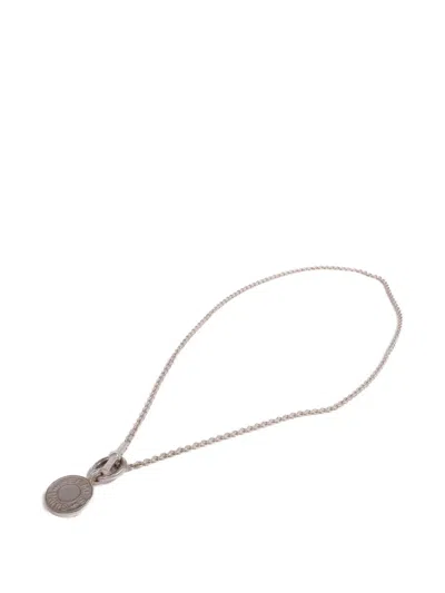 Pre-owned Hermes Amulettes Ex-libris Necklace In Silver