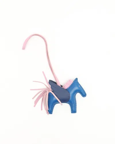Pre-owned Hermes Hermès Anyo Miro Pegasus Charm Pm In Multi