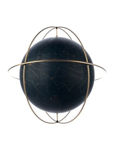 Pre-owned Hermes Apollo 24 Celestial Globe In Blue