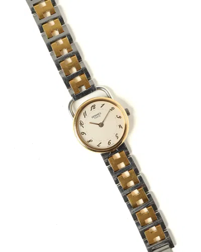 Pre-owned Hermes Hermès Arceau 25mm Watch In Multi
