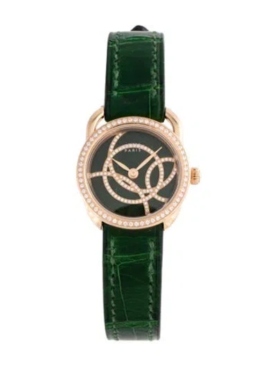 Pre-owned Hermes Arceau Anneaux Watch In Multi