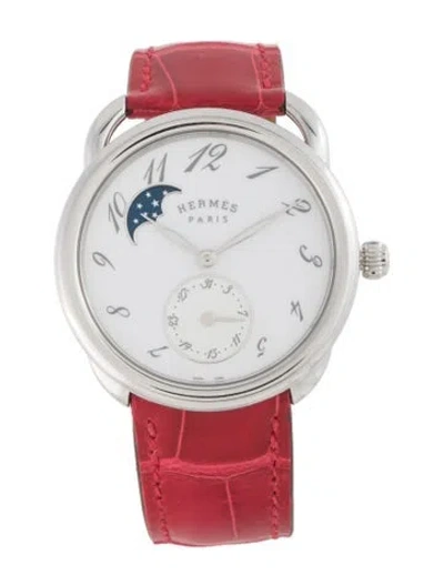 Pre-owned Hermes Arceau Petite Lune In Multi