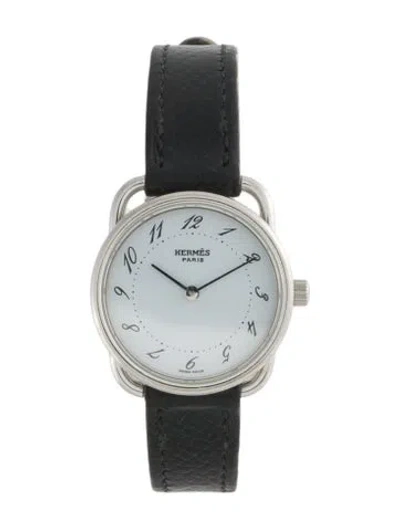 Pre-owned Hermes Arceau Watch In Multi