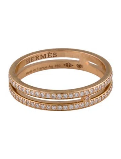 Pre-owned Hermes Ariane Wedding Band, Small Model In Multi