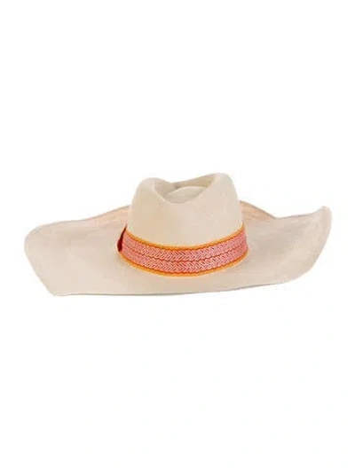 Pre-owned Hermes Arizona Panama Straw Hat W/tags W/tags In Neutral