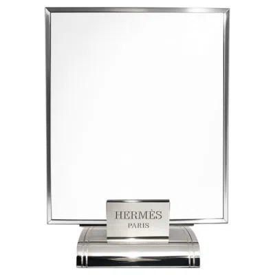 Pre-owned Hermes Art Deco / Mid Century Hermès Paris Table Mirror. France In Gray