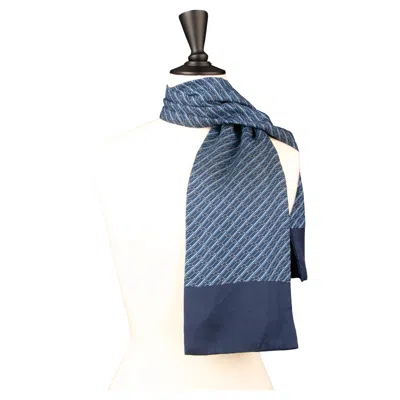 Pre-owned Hermes Ascot Tie By Jean-louis Dumas 1980 In Gray