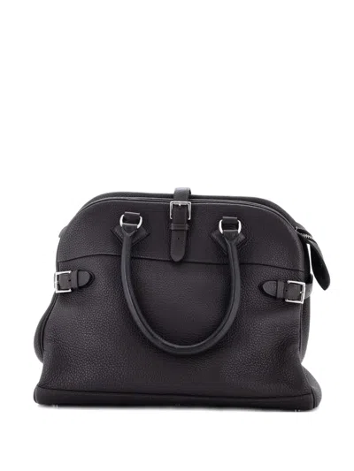 Pre-owned Hermes Atlas Bag Togo 35 Satchel In Brown