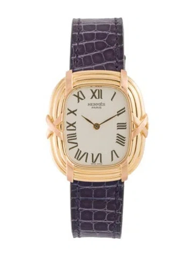 Pre-owned Hermes Autres Watch In Multi