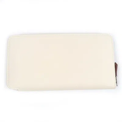 Pre-owned Hermes Azap Epsom Leather Long Wallet (bi-fold) ()