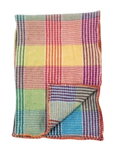 Pre-owned Hermes Baby Cashmere Blanket In Orange
