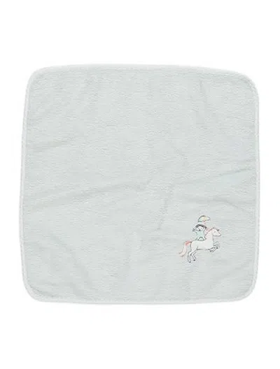 Pre-owned Hermes Baby Wash Cloth In Green
