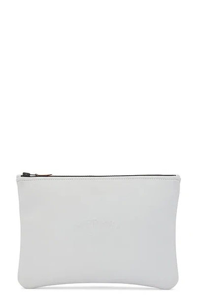 Pre-owned Hermes Bain Pouch In Grey