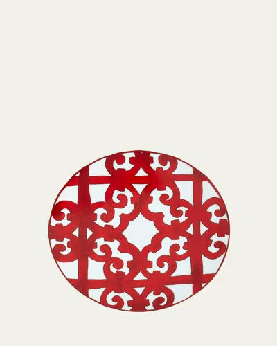 Pre-owned Hermes Balcon Du Guadalquivir Dessert Plate In Multi