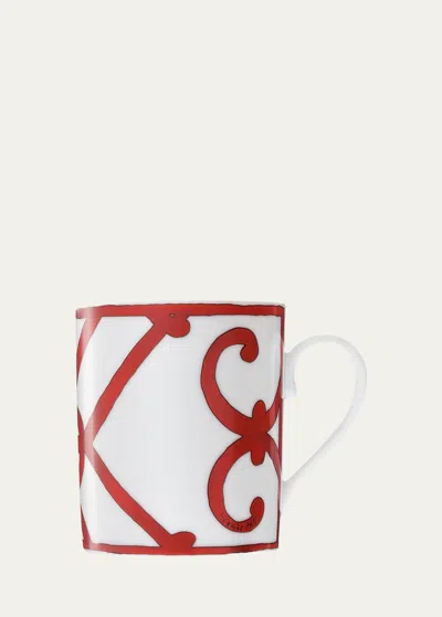 Pre-owned Hermes Balcon Du Guadalquivir Mug #2 In White