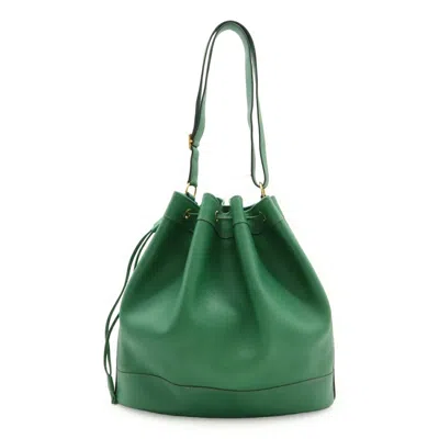 Pre-owned Hermes Bambou Green Courchevel Leather Shoulder Bag ()