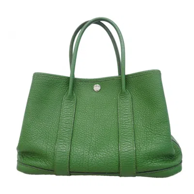 Pre-owned Hermes Bambou Negonda Leather Tote Bag ()