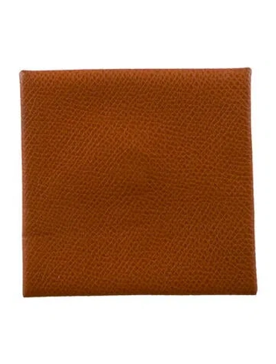 Pre-owned Hermes Bastia Coin Pouch In Brown