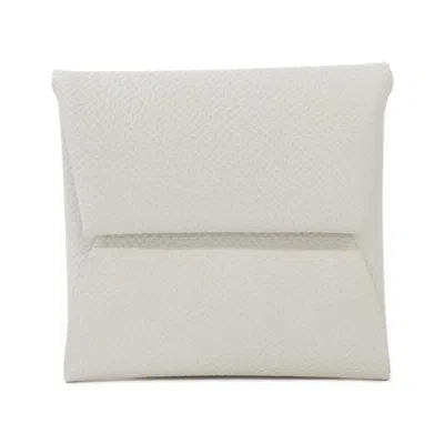 Pre-owned Hermes Bastia Epsom Leather Coin Purse/coin Case ()