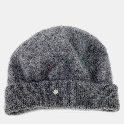 Pre-owned Hermes Hermès Beanie In Grey