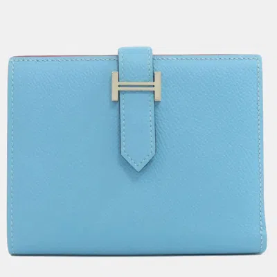 Pre-owned Hermes Bearn Compact Bi-fold Wallet