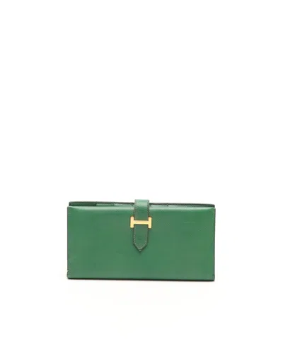 Pre-owned Hermes Hermès Béarn Long Wallet