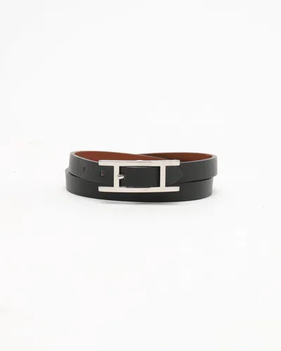 Pre-owned Hermes Hermès Behapi Double Tour Bracelet