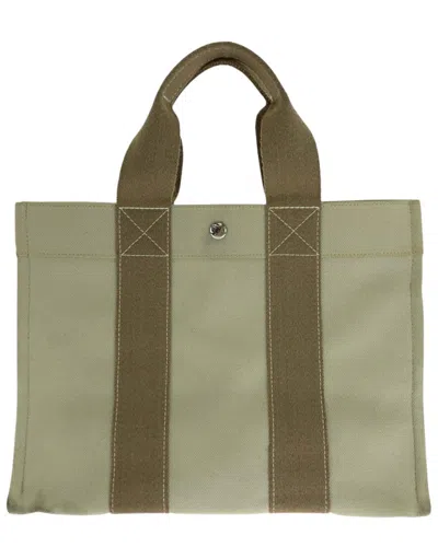 Hermes Hermès Beige Canvas Bora Bora Pm Tote (authentic Pre-loved)