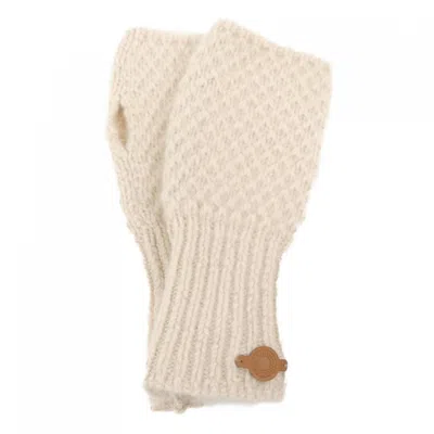 Pre-owned Hermes Beige Cashmere Warm Gloves () In Sand
