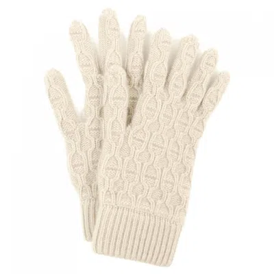 Pre-owned Hermes Beige Cashmere Warm Gloves () In Sand