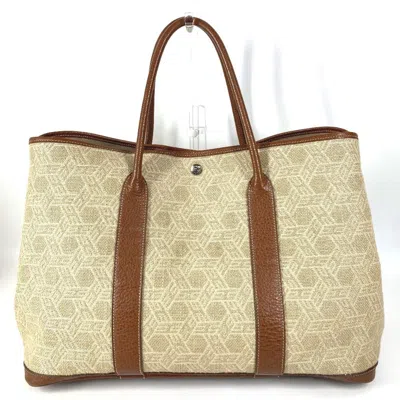 Pre-owned Hermes Beige Toile So H Boston Bag Shoulder Bag Tote Bag ()