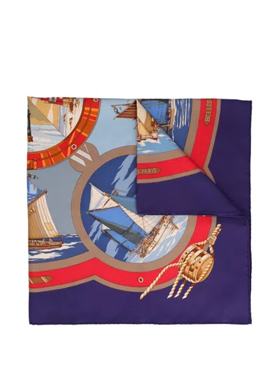 Pre-owned Hermes Belle Amures By Loïc Dubigeon Scarf