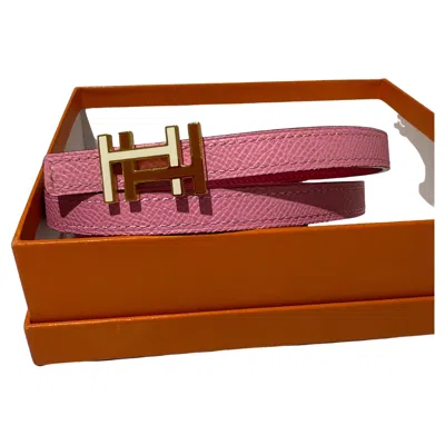 Pre-owned Hermes Belt With Buckle In Brown