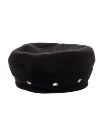 Pre-owned Hermes Beret In Black