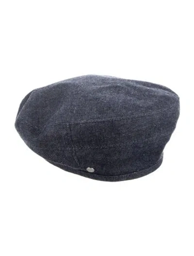Pre-owned Hermes Beret In Blue