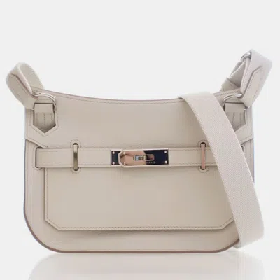 Pre-owned Hermes Beton Evercolor Mini Jypsiere In Sand