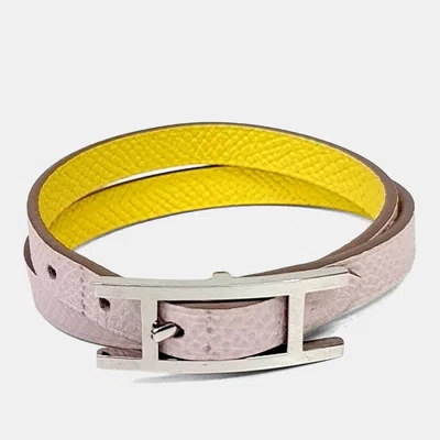 Pre-owned Hermes Hermès Bhapi Double Strap Bracelet In Multi